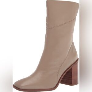 Franco Sarto Stevie Mid-Calf Bootie Beige